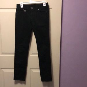 Armani Exchange Skinny Black Jeans/pants